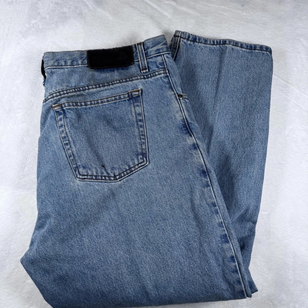 Perry Ellis‎ America Jeans Men's 36x29 Blue Denim Straight Leg Vintage USA